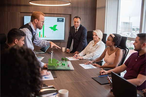 Community open house for an energy project